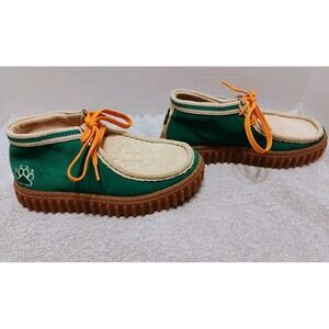 Stranger Things Clarks Kids Boots Hawkins High 1G  1 1/2 W Green Tan Netflix